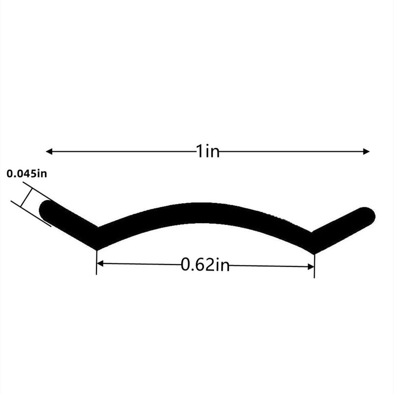 ADKUN 1"" RV Vinyl Trim Molding Insert Black for RV Camper Travel Trailer Screw Cover Gutter Corner Channel Outside Seam roof Edge Track Heavy Duty Trim (100 ft) - Image 3